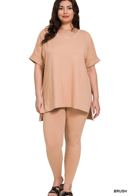 High Quality Buttery-Soft Breathable SD Loungewear Set (Brush)