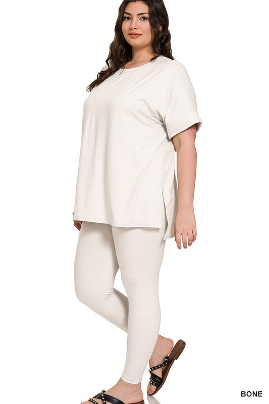 High Quality Buttery-Soft Breathable SD Loungewear Set (Bone)